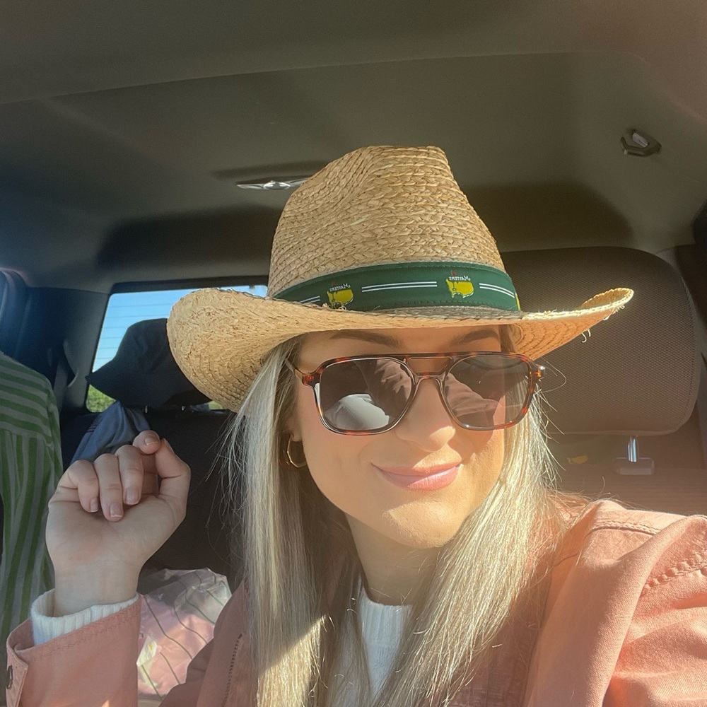 Masters straw hat ! With tags ! 240
